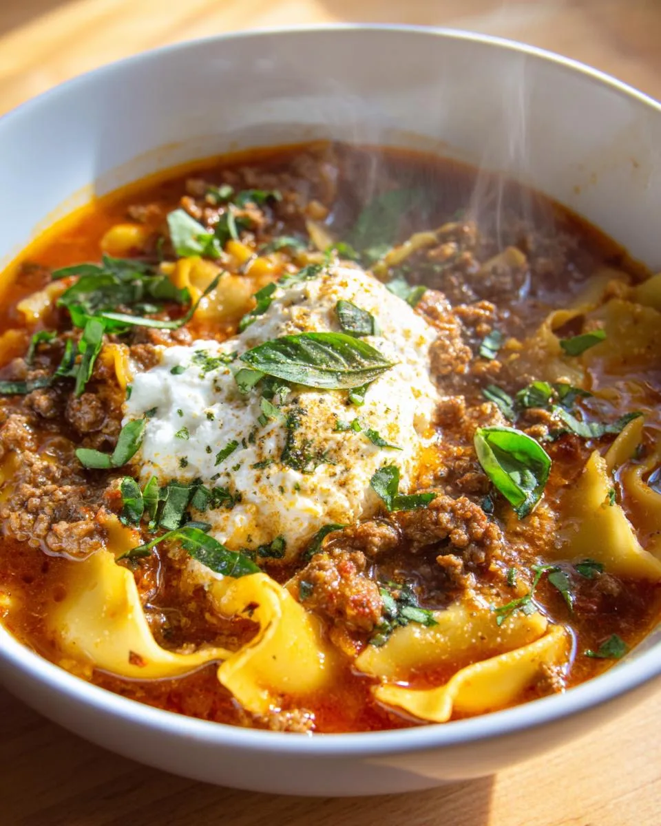 Lasagna Soup - detail 3