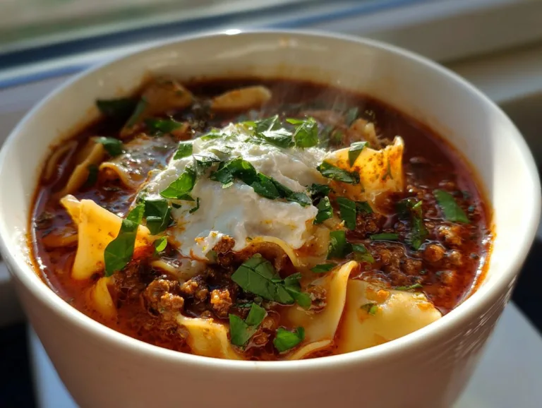 Lasagna Soup