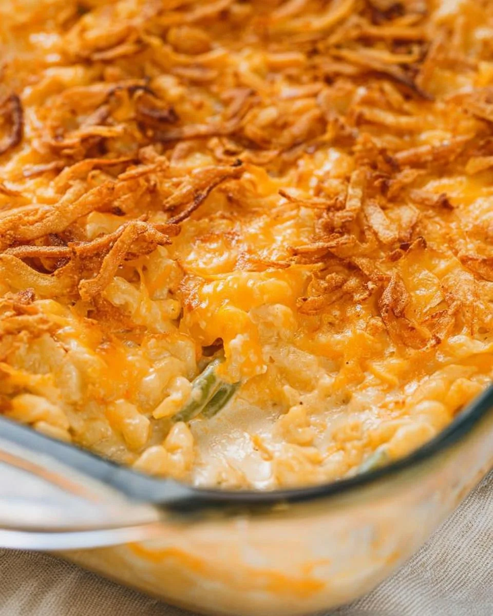 Mac and Cheese Green Bean Casserole - detail 3