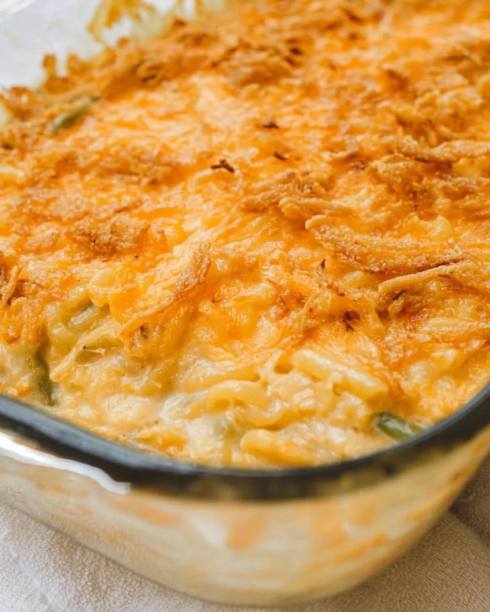 Mac and Cheese Green Bean Casserole - detail 4