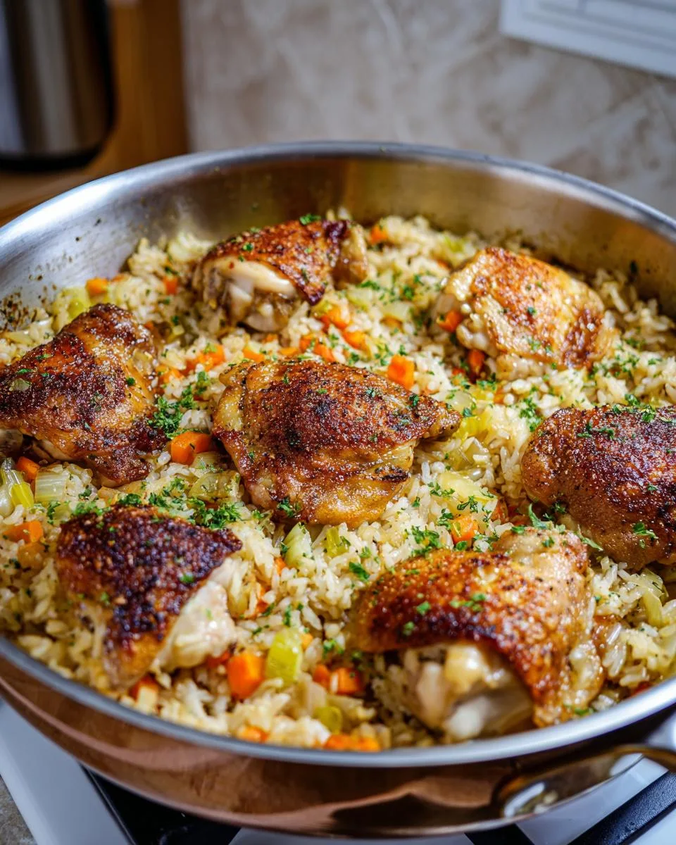 One Pan Chicken and Rice Casserole - detail 1