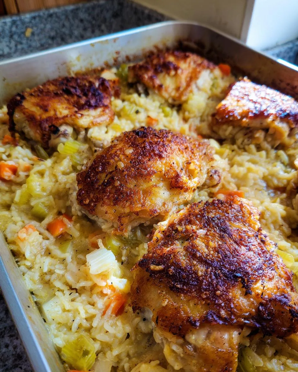 One Pan Chicken and Rice Casserole - detail 3
