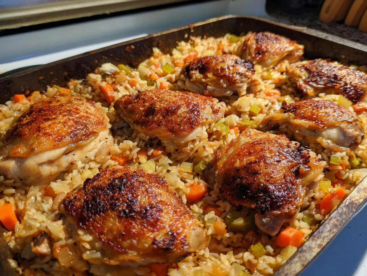 One Pan Chicken and Rice Casserole: Simple Steps to Comfort