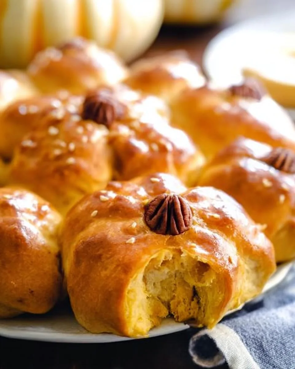 Pumpkin Dinner Rolls - detail 4