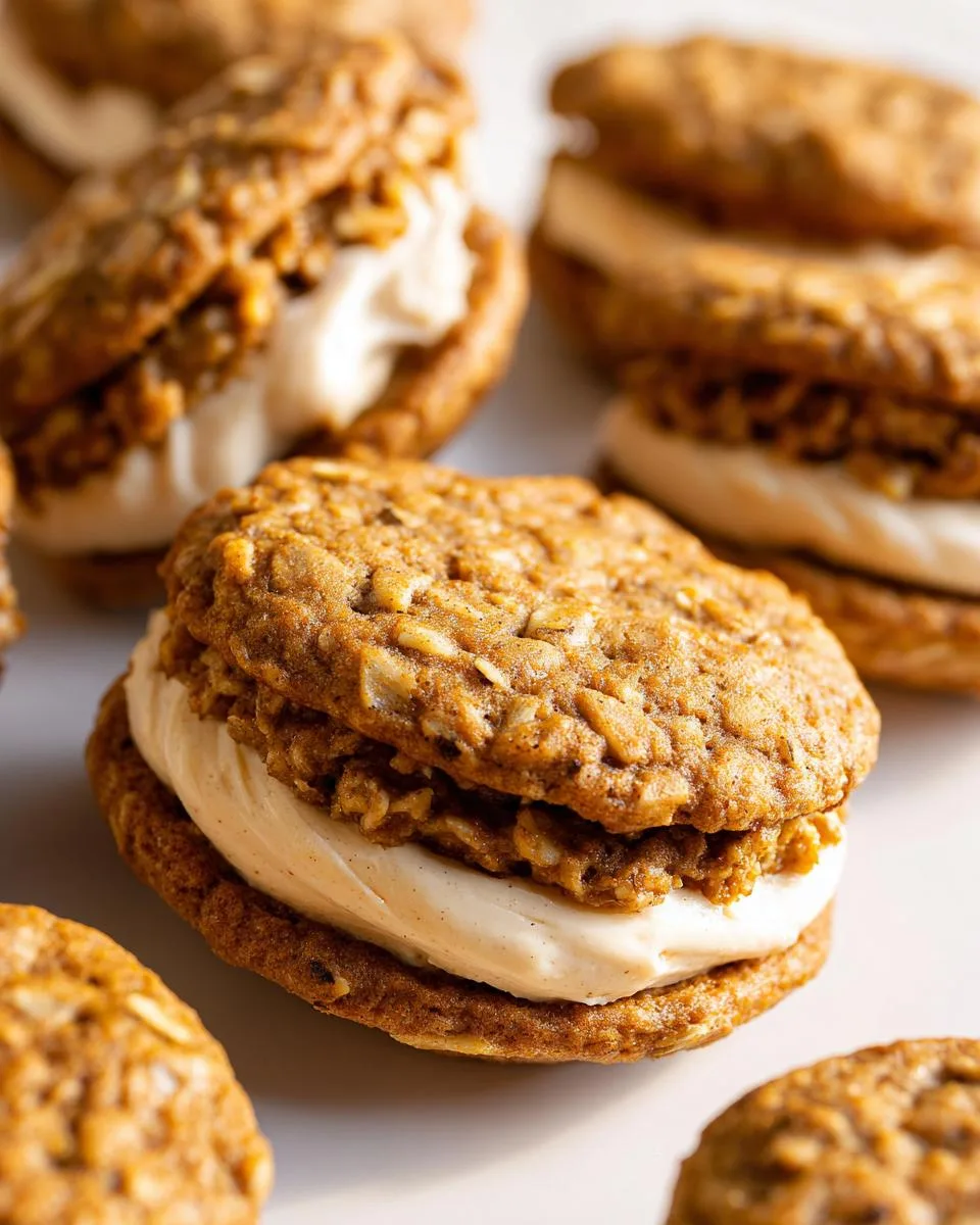 Pumpkin Oatmeal Cream Pies - detail 2