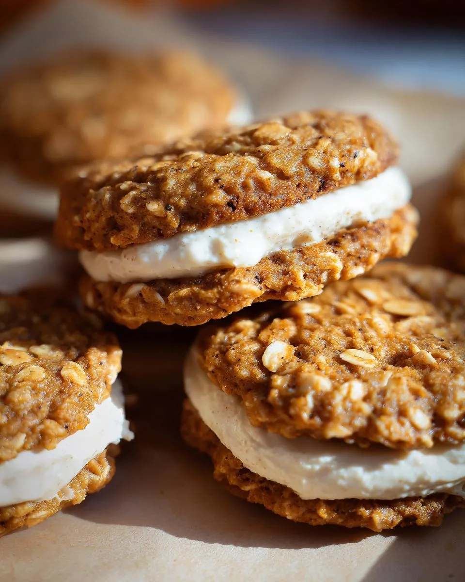 Pumpkin Oatmeal Cream Pies - detail 3