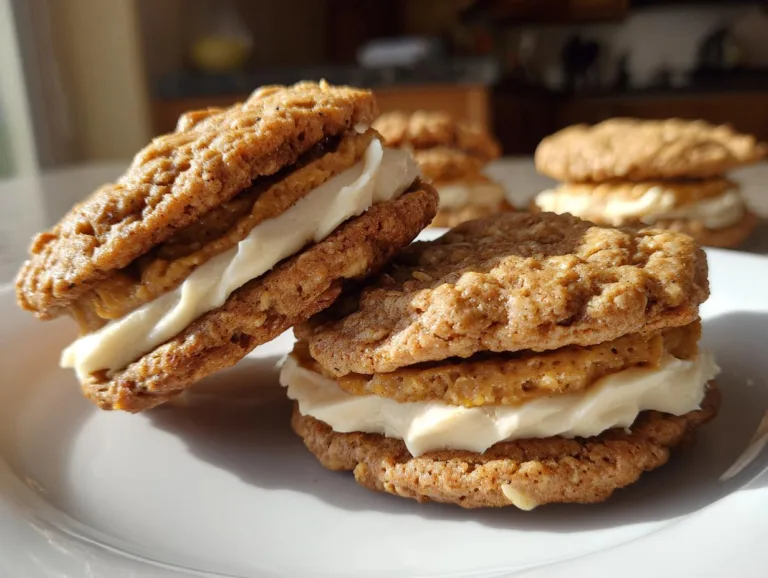 Pumpkin Oatmeal Cream Pies