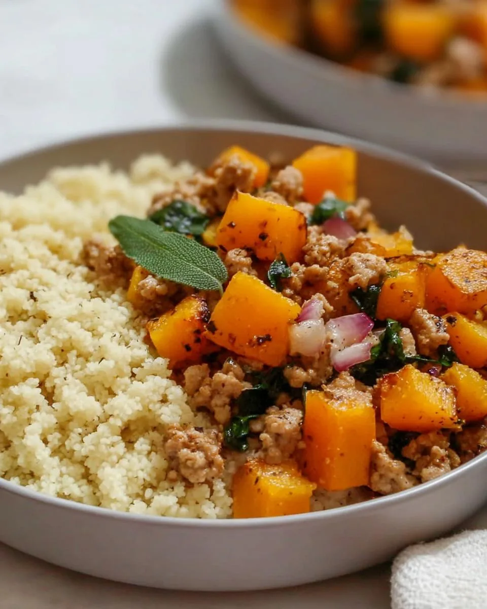 Roasted Butternut Squash With Ground Turkey - detail 2