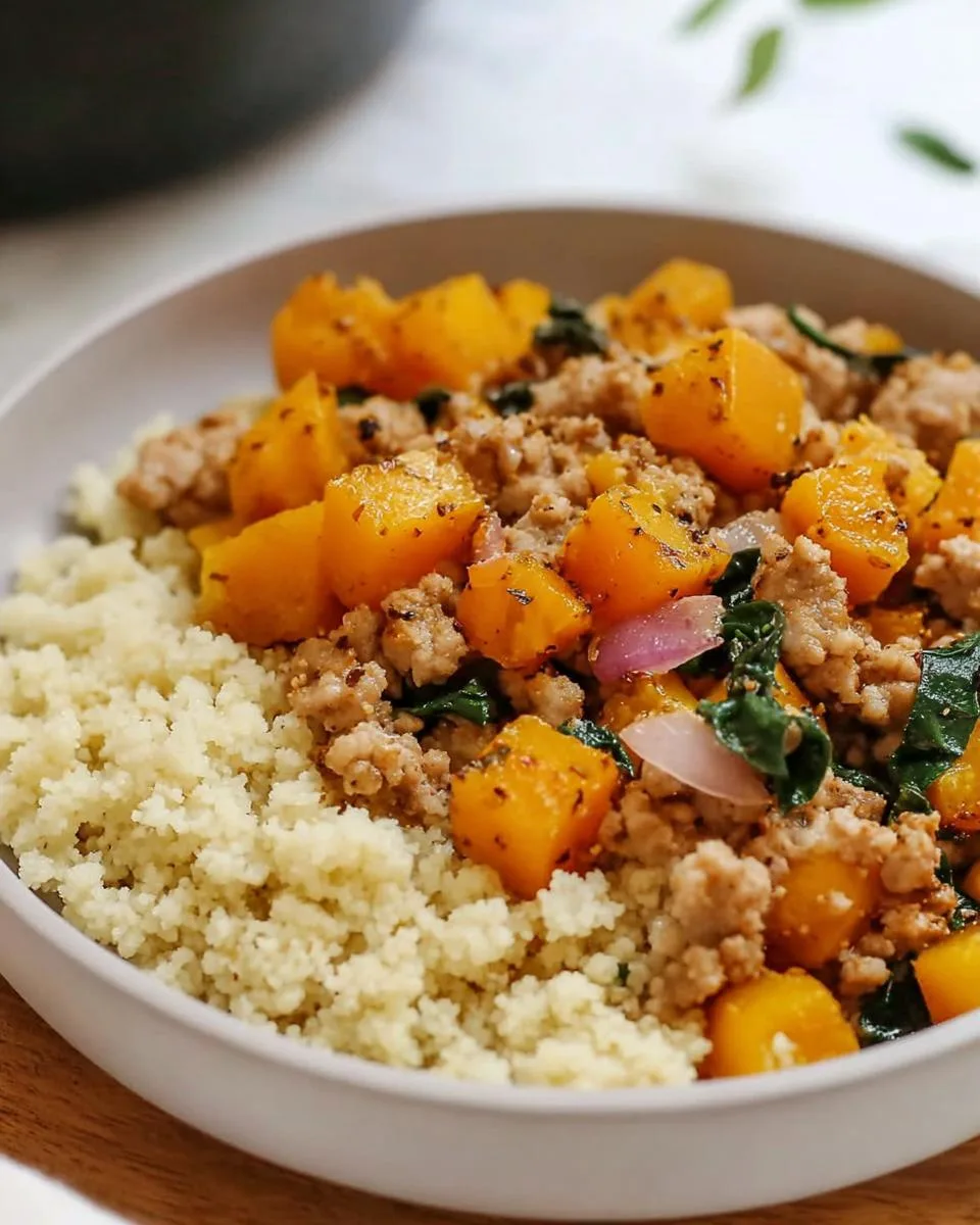 Roasted Butternut Squash With Ground Turkey - detail 3