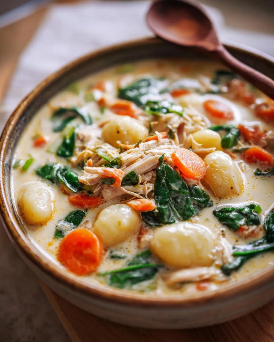 Rotisserie Chicken Gnocchi Soup - detail 1