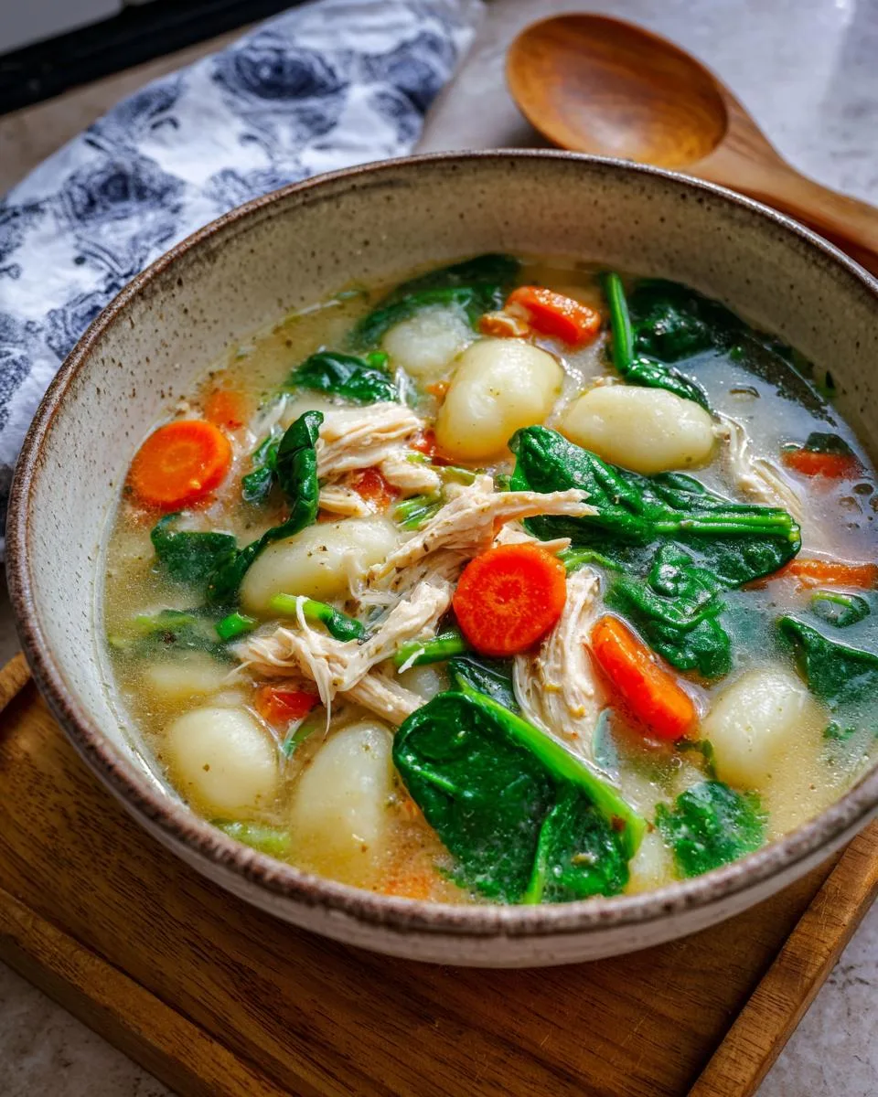 Rotisserie Chicken Gnocchi Soup - detail 2