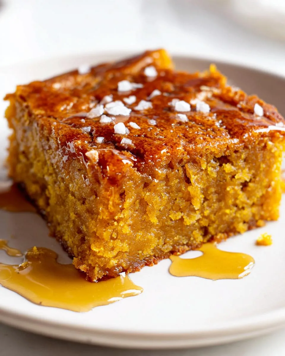 Salted Maple Pumpkin Blondies - detail 3