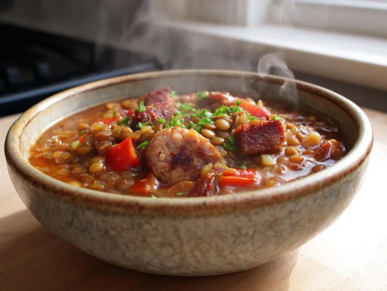 Sausage And Lentil Soup