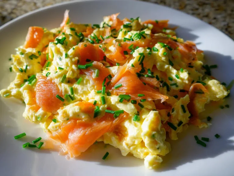 Scrambled Eggs with Smoked Salmon