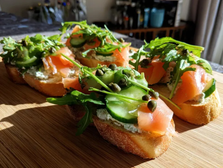 Smoked Salmon Crostini