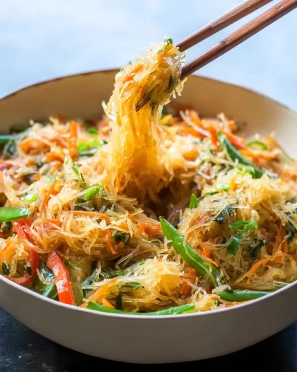 Spaghetti Squash Chow Mein - detail 3