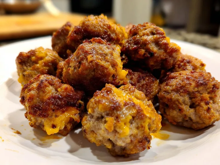 Stuffing Sausage Balls