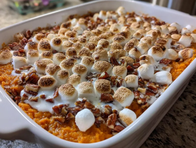 Sweet Potato Casserole with Marshmallows