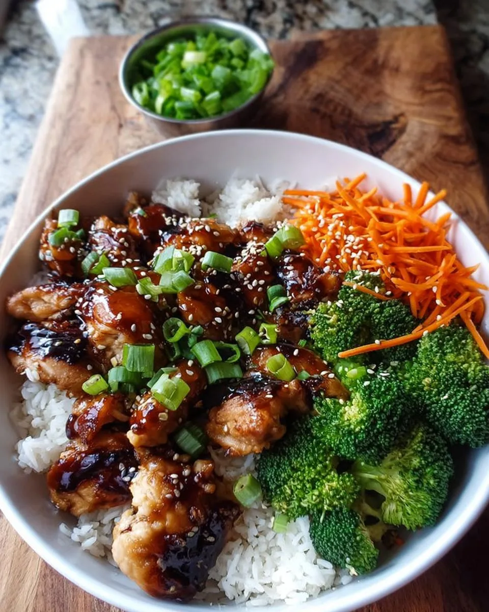 Teriyaki Chicken Bowls - detail 3