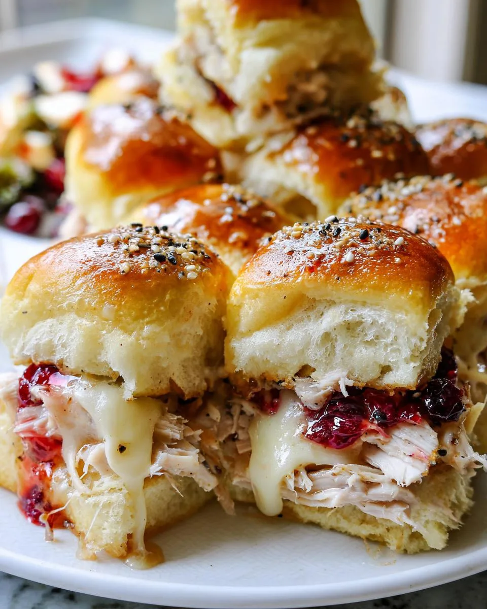 Turkey Cranberry Sliders - detail 3