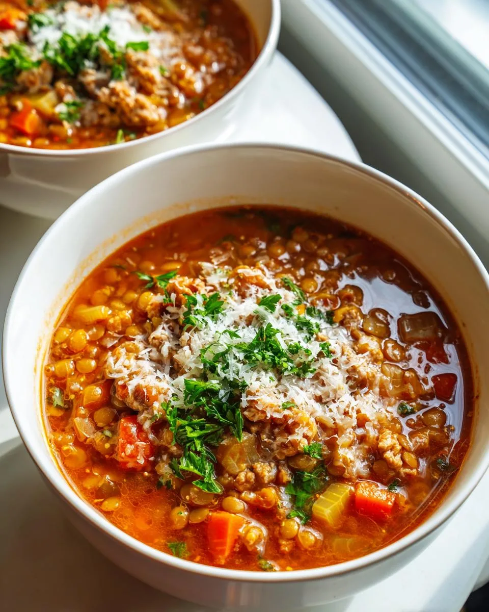 Turkey Lentil Soup - detail 3