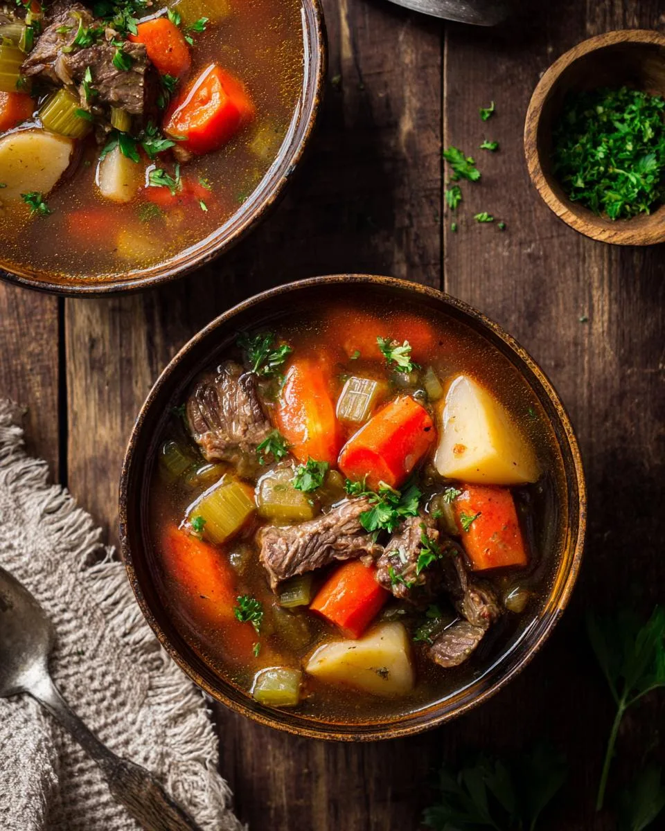 Vegetable Beef Soup - detail 3