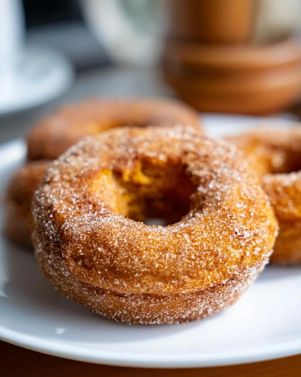 baked pumpkin donuts - detail 4