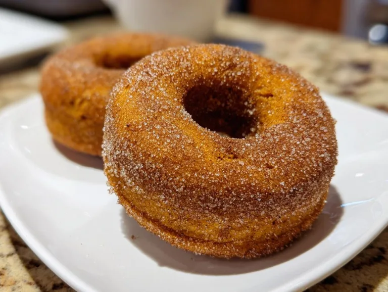 baked pumpkin donuts