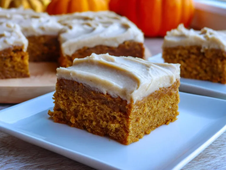 pumpkin bars with brown sugar