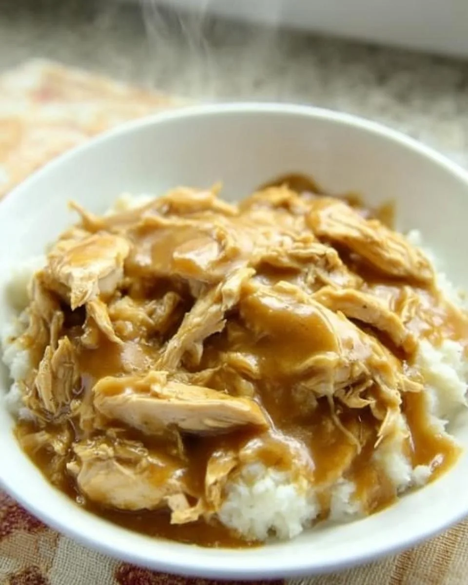 3-Ingredient Slow Cooker Chicken and Gravy - detail 3