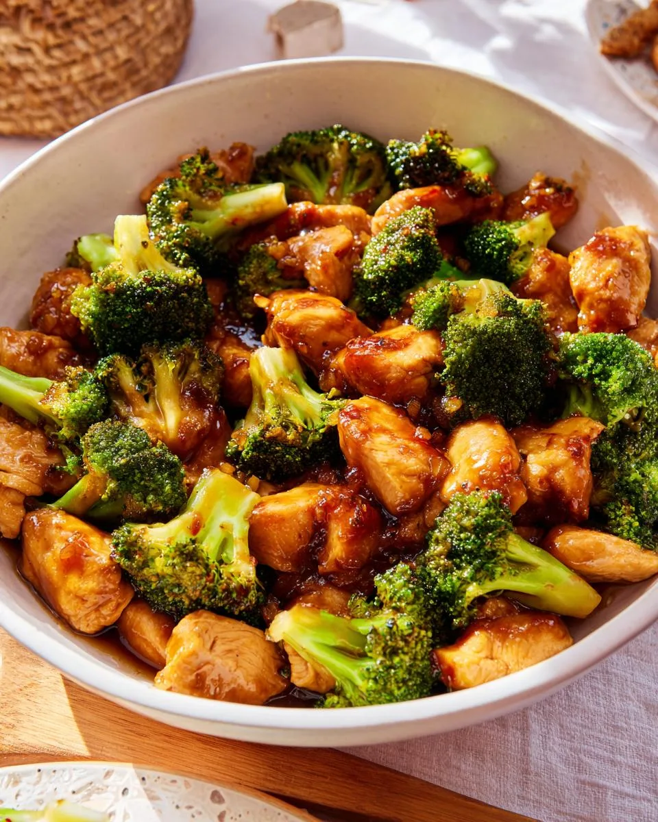 30-minute honey garlic chicken and broccoli - detail 1