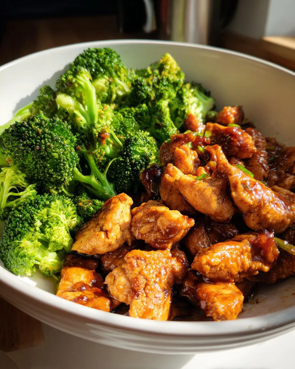 30-minute honey garlic chicken and broccoli - detail 3