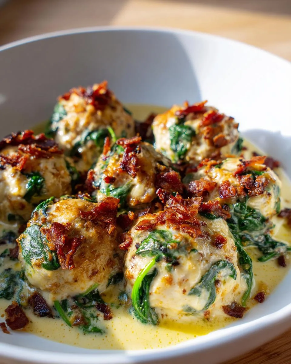 Baked Chicken Ricotta Meatballs - detail 2