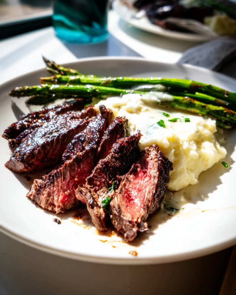 Bavette Steak Garlic Sauce - detail 2