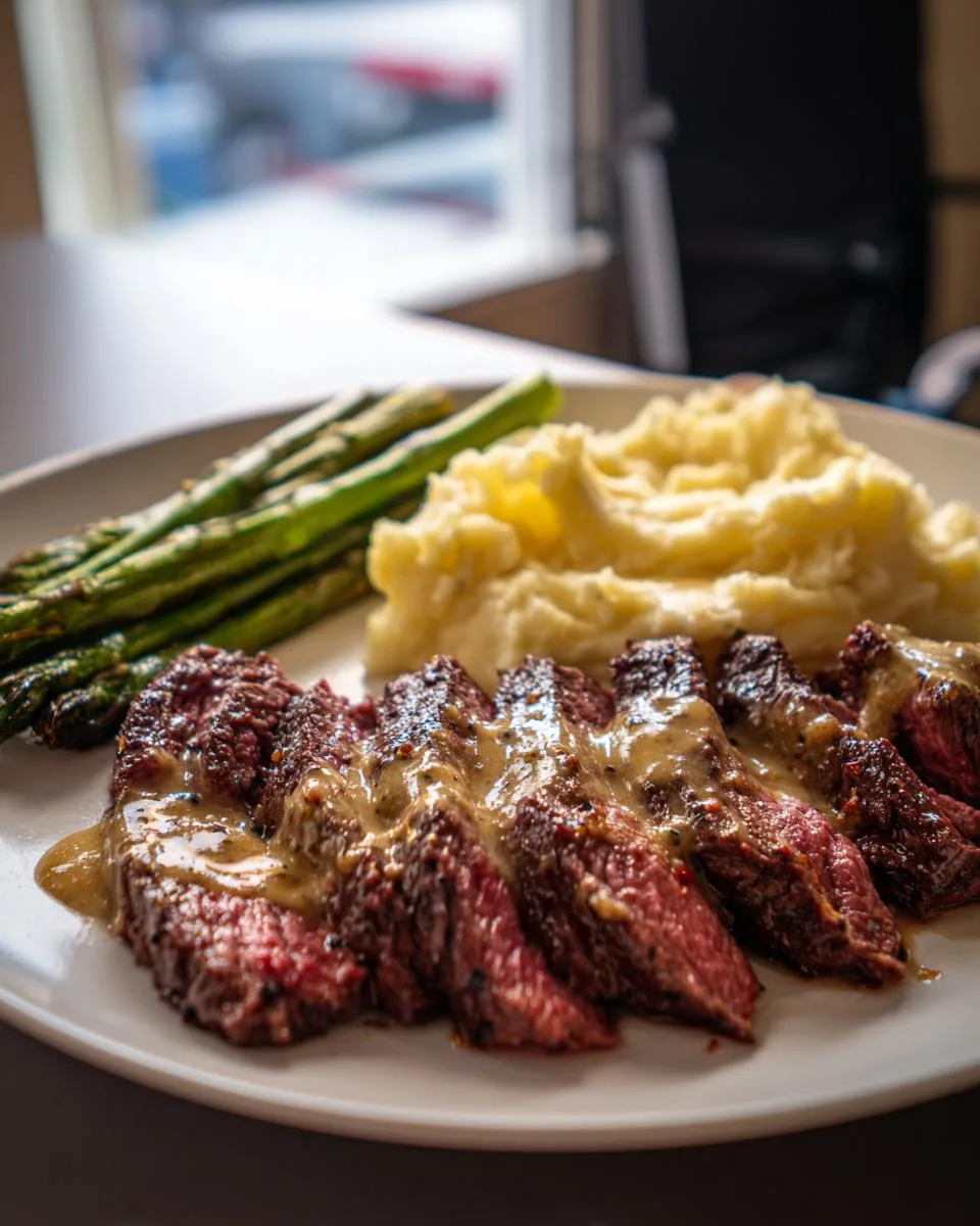 Bavette Steak Garlic Sauce - detail 3