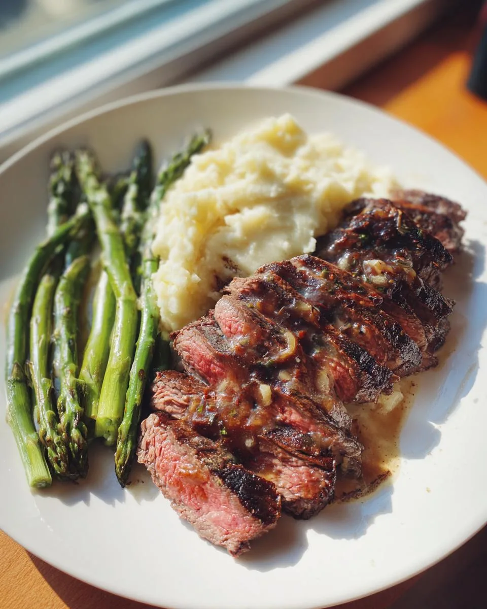 Bavette Steak Garlic Sauce - detail 4