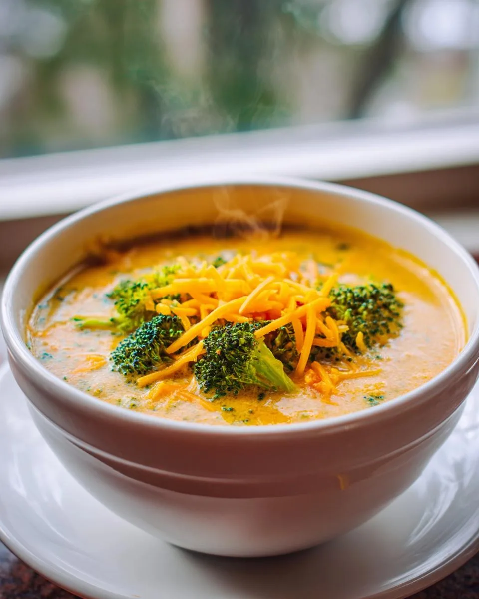 Broccoli Cheddar Soup - detail 1