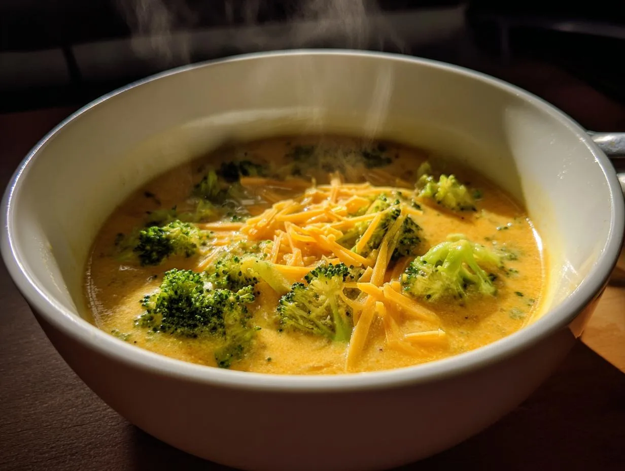 Hearty 30-Minute Broccoli Cheddar Soup: Creamy Comfort Bliss