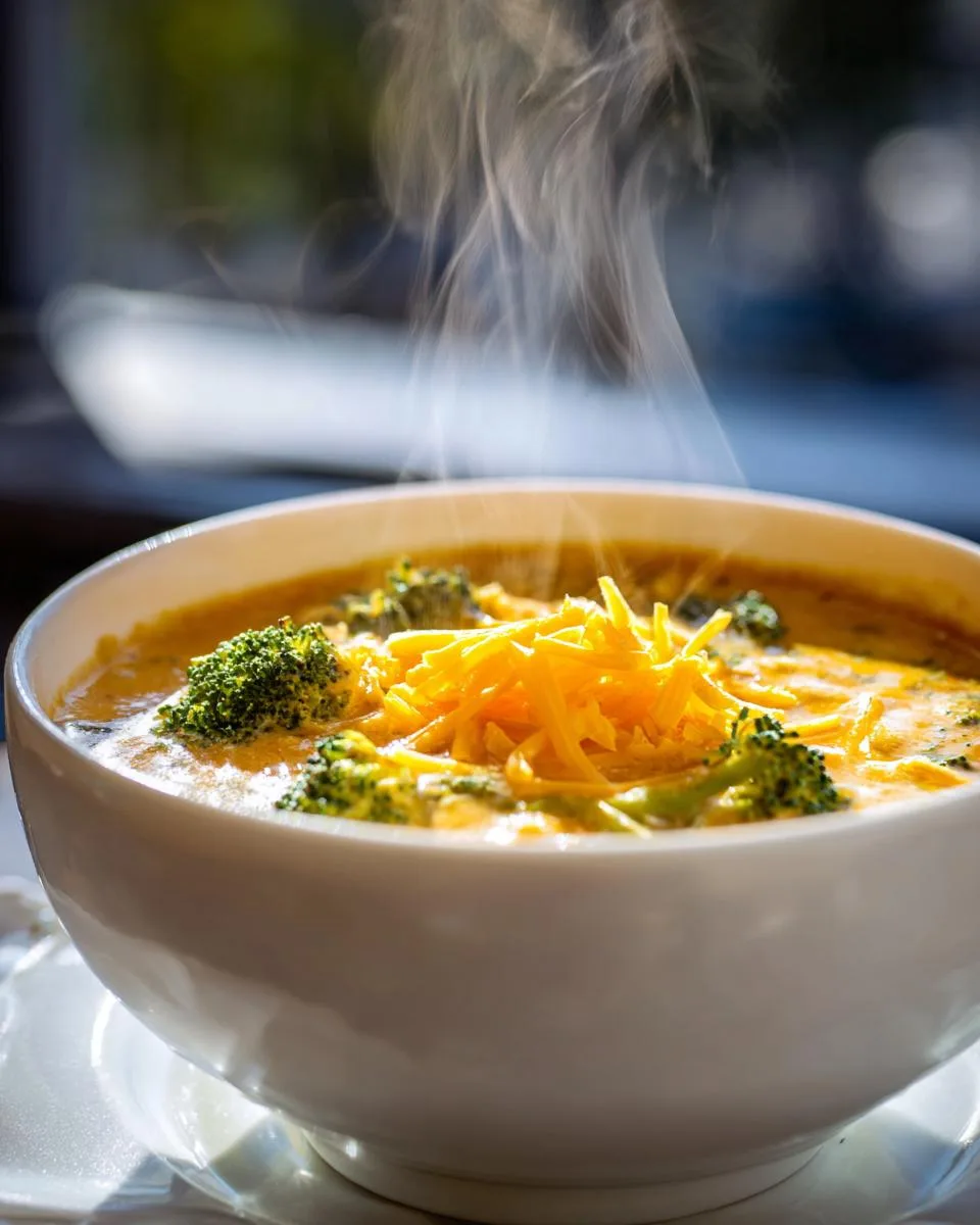 Broccoli Cheddar Soup - detail 2