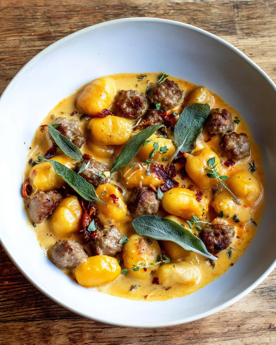 Butternut Sausage Gnocchi Recipe - detail 1