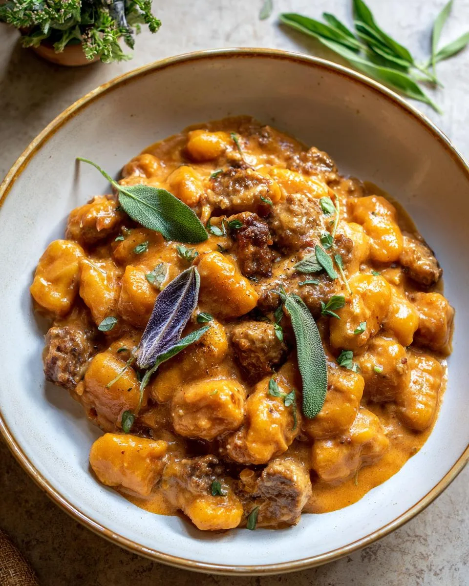 Butternut Sausage Gnocchi Recipe - detail 3