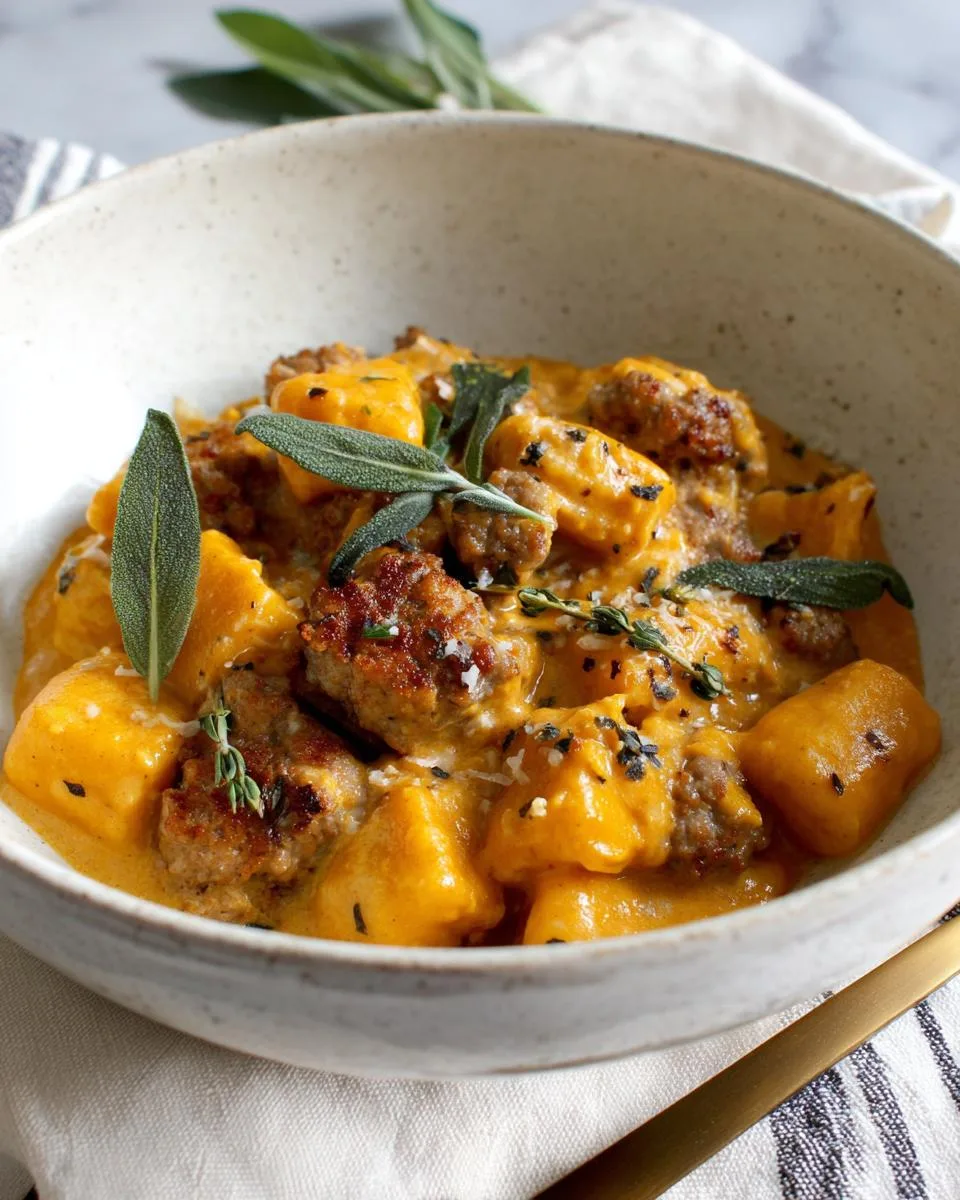 Butternut Sausage Gnocchi Recipe - detail 4