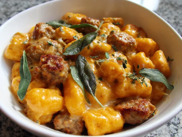 Butternut Sausage Gnocchi Recipe