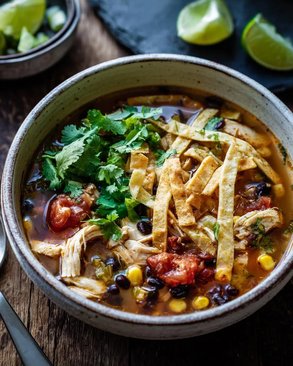 Cheap Chicken Tortilla Soup - detail 3