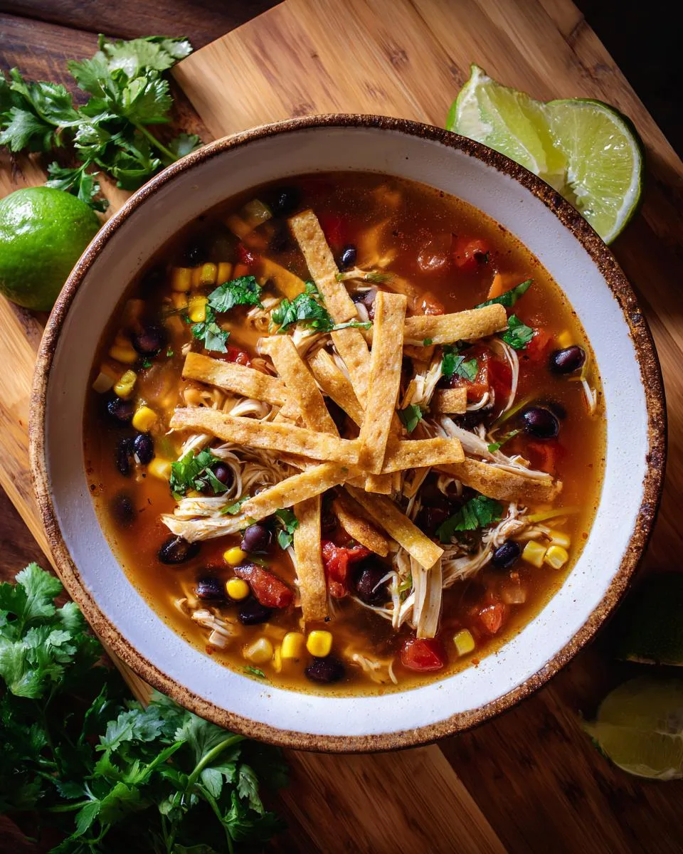 Cheap Chicken Tortilla Soup - detail 4