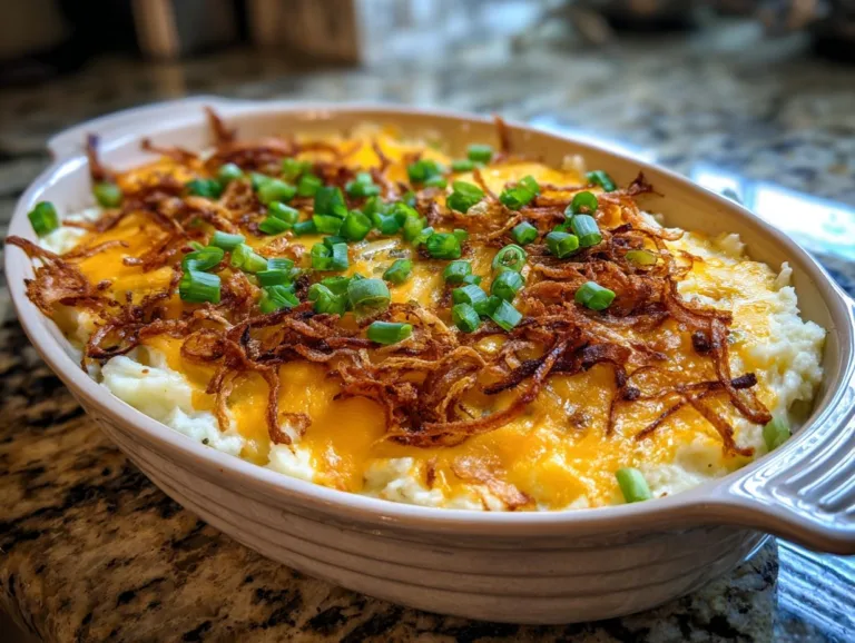 Cheesy Mississippi Mud Potatoes