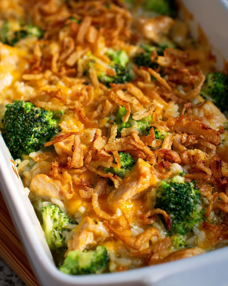 Chicken Broccoli Rice Casserole - detail 2