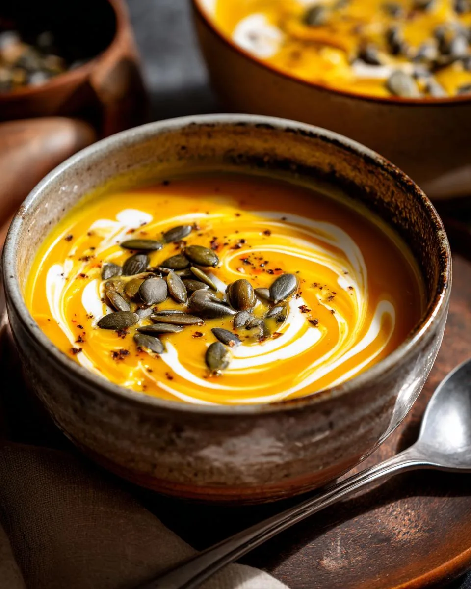 Copycat Panera Autumn Squash Soup - detail 4
