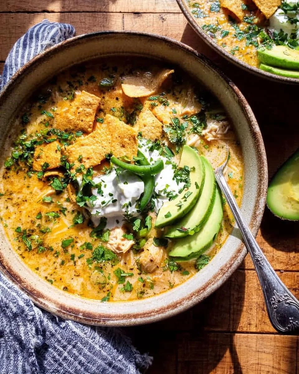Creamy Chicken Tortilla Soup - detail 2