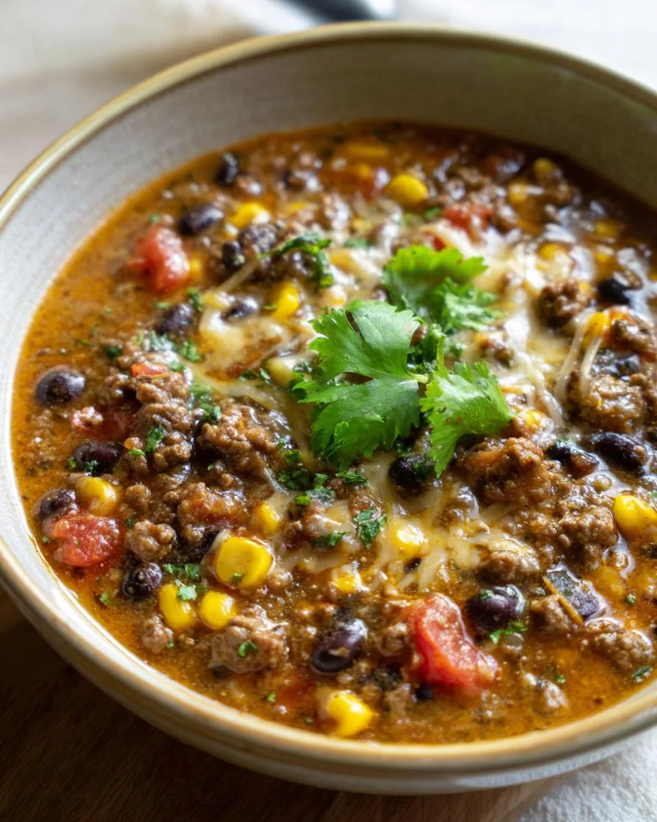 Creamy Taco Soup - detail 3